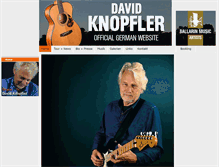 Tablet Screenshot of david-knopfler.de